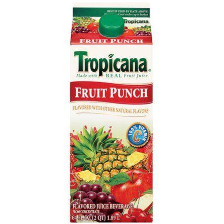 Tropicana Fruit Punch Logo - Tropicana Fruit Punch, 64 oz
