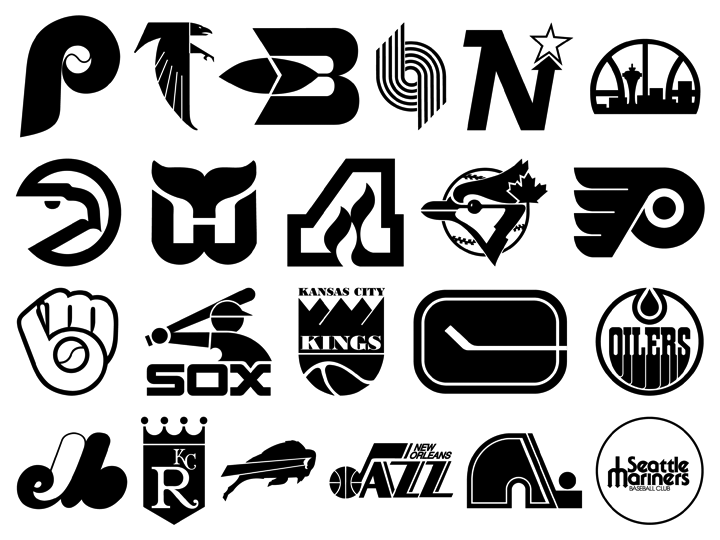 60s Logo - Modern But Timeless Sports Logos of the 60s and 70s — Todd Radom Design