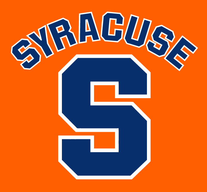 Orange and Blue Sports Logo - Syracuse Orange Alternate Logo Division I (s T) (NCAA S T