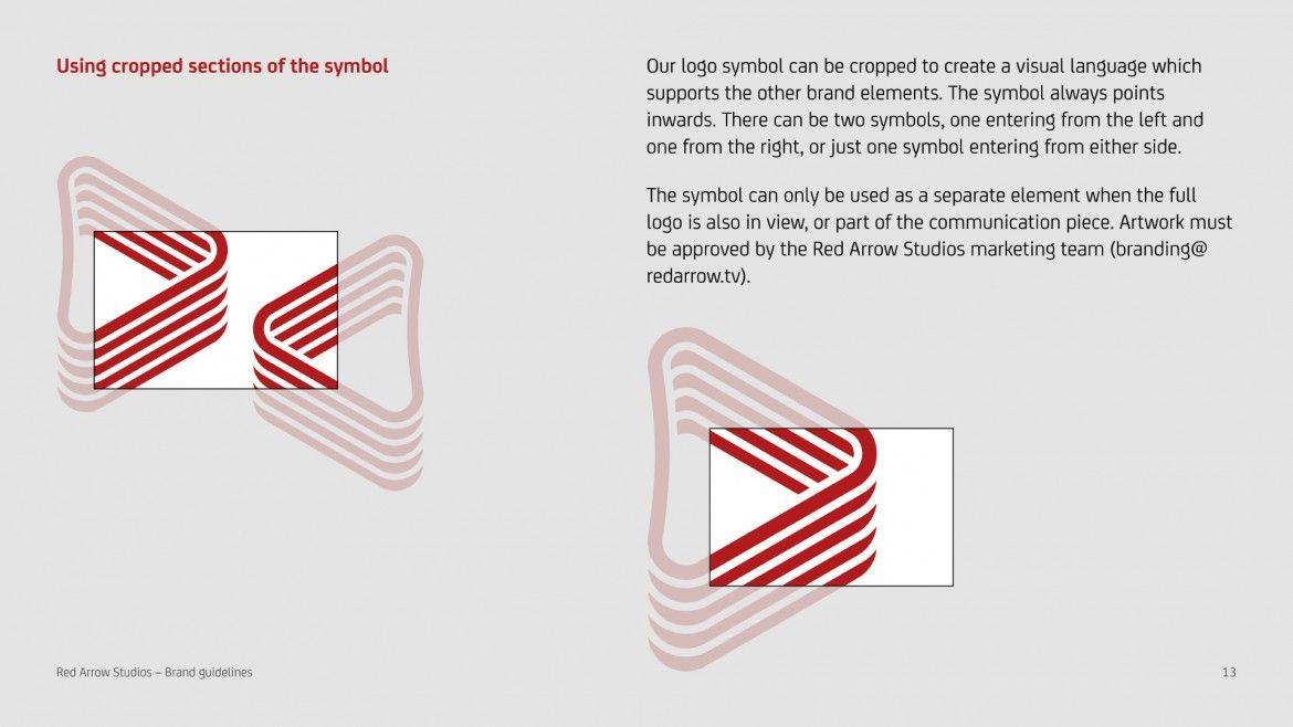 Red Arrow Logo - Red Arrow Studios Identity – Rudd Studio