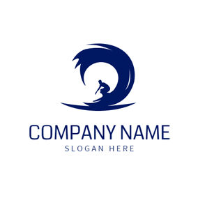 Surf Wave Logo - Free Surf Logo Designs | DesignEvo Logo Maker