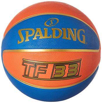 Orange and Blue Sports Logo - Spalding Unisex's Tf33 Basketball Ball, Orange/Blue, 6: Amazon.co.uk ...