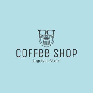 Funny Coffee Logo - Placeit - Hipster Coffee Logo Maker