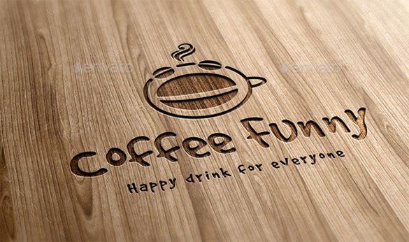 Funny Coffee Logo - Funny Logos PSD, Vector EPS, AI, Format Download!. Free