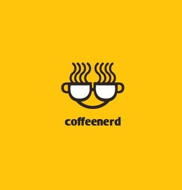 Funny Coffee Logo - There's nothing wrong with being a coffee nerd in our book ...