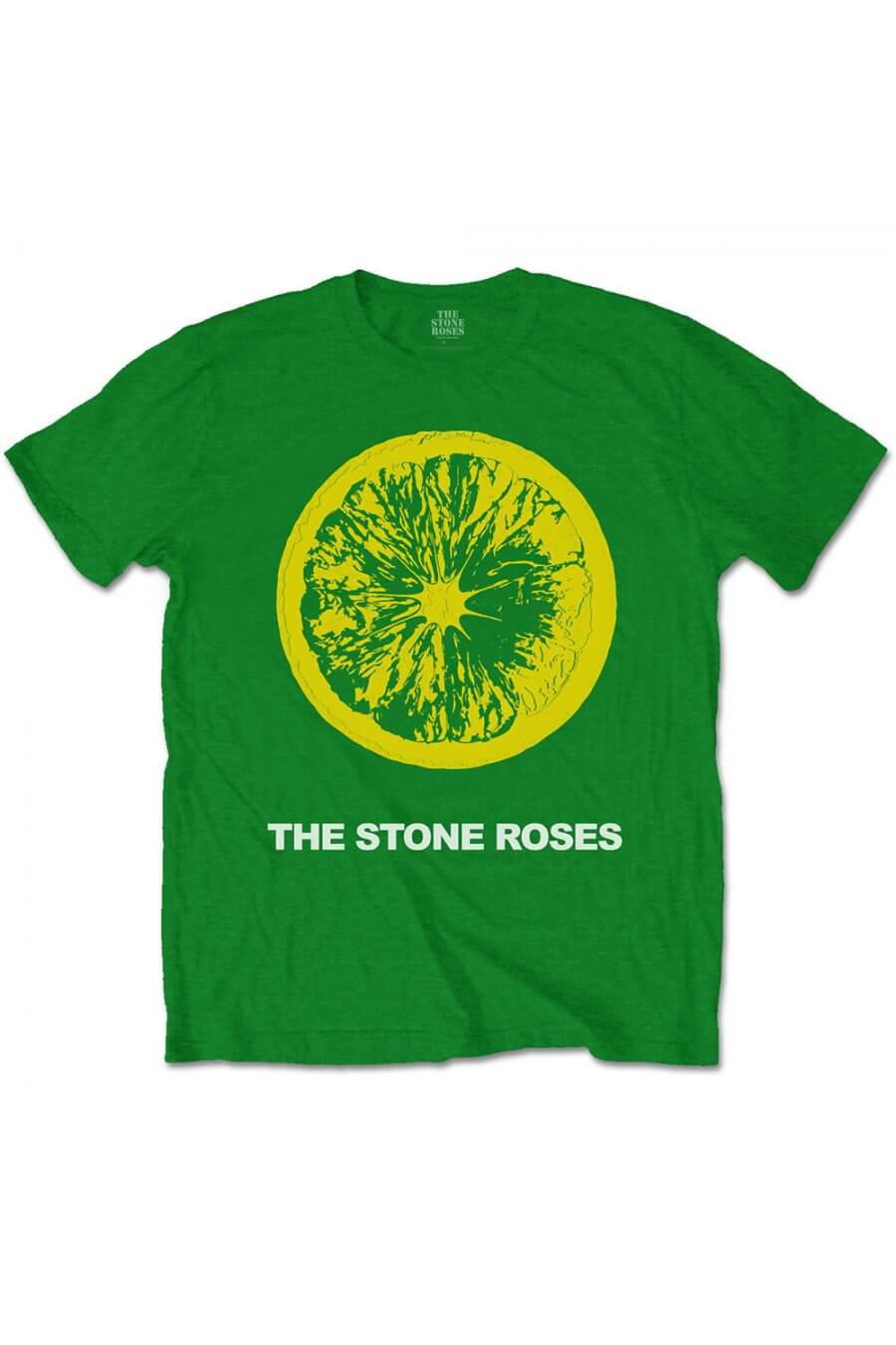 Green T Logo - Stone Roses Lemon & Logo Green T Shirt