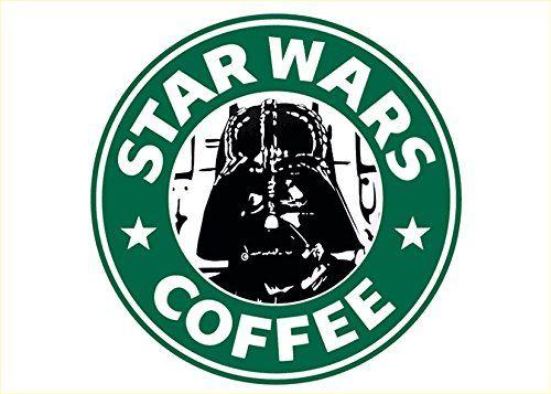 Funny Coffee Logo - Star Wars Coffee Funny Logo Episode Yoda Darth Vader Picture Photo ...