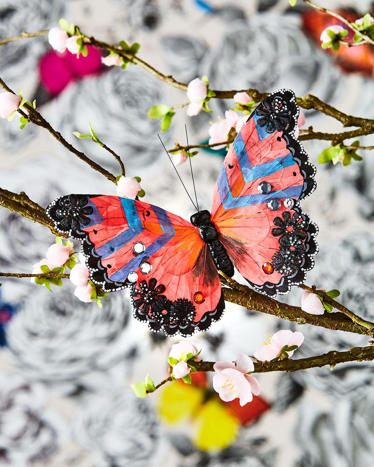 Multi Colored Butterfly Logo - Christian Lacroix Multicolored Butterfly Clip | Neiman Marcus