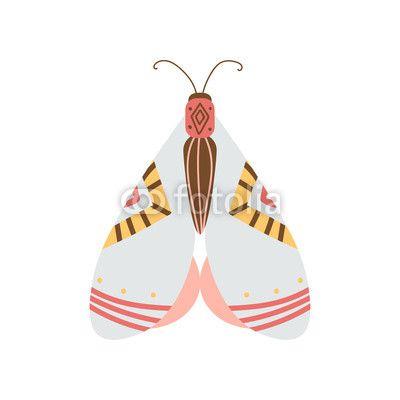Multi Colored Butterfly Logo - Beautiful, multi-colored butterfly with an unusual shape of the ...