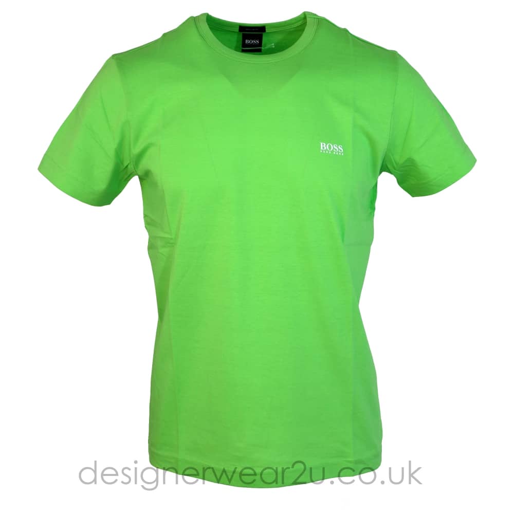 Green T Logo - Hugo Boss Green T Shirt With Shoulder Logo