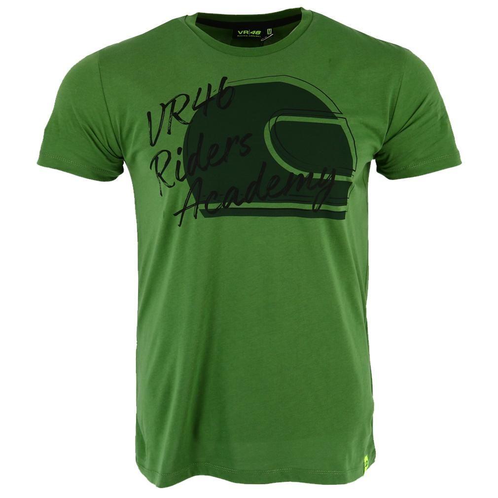 Green T Logo - 46 Valentino Rossi VR46 T-shirt Riders Academy Logo Military Green ...