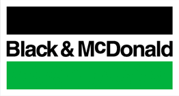 Black and Black Logo - Black & McDonald. Facility Management Services. Property
