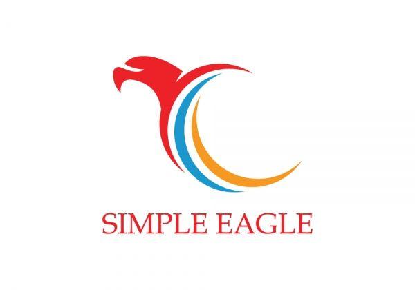 Simple Circle Logo - Simple Circle Eagle • Premium Logo Design