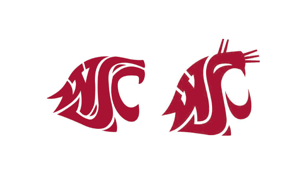 Cougar Logo - The WSU Cougar head logors. Washington State