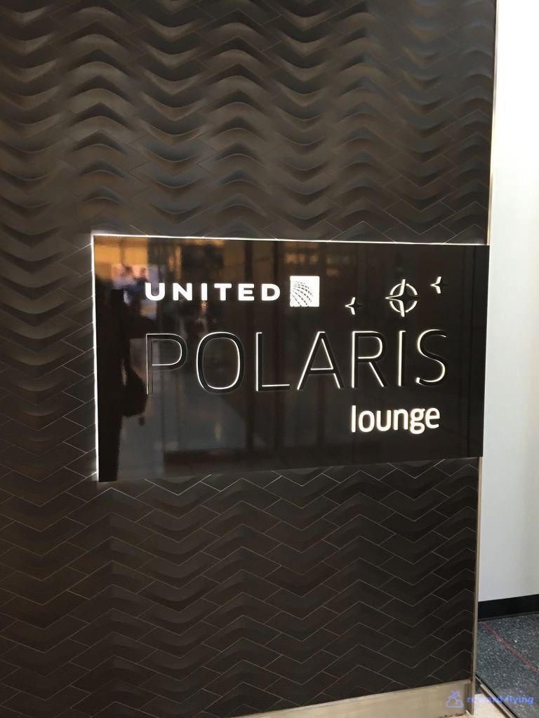 United Airlines Polaris Lounge Logo - ORD United Polaris Lounge