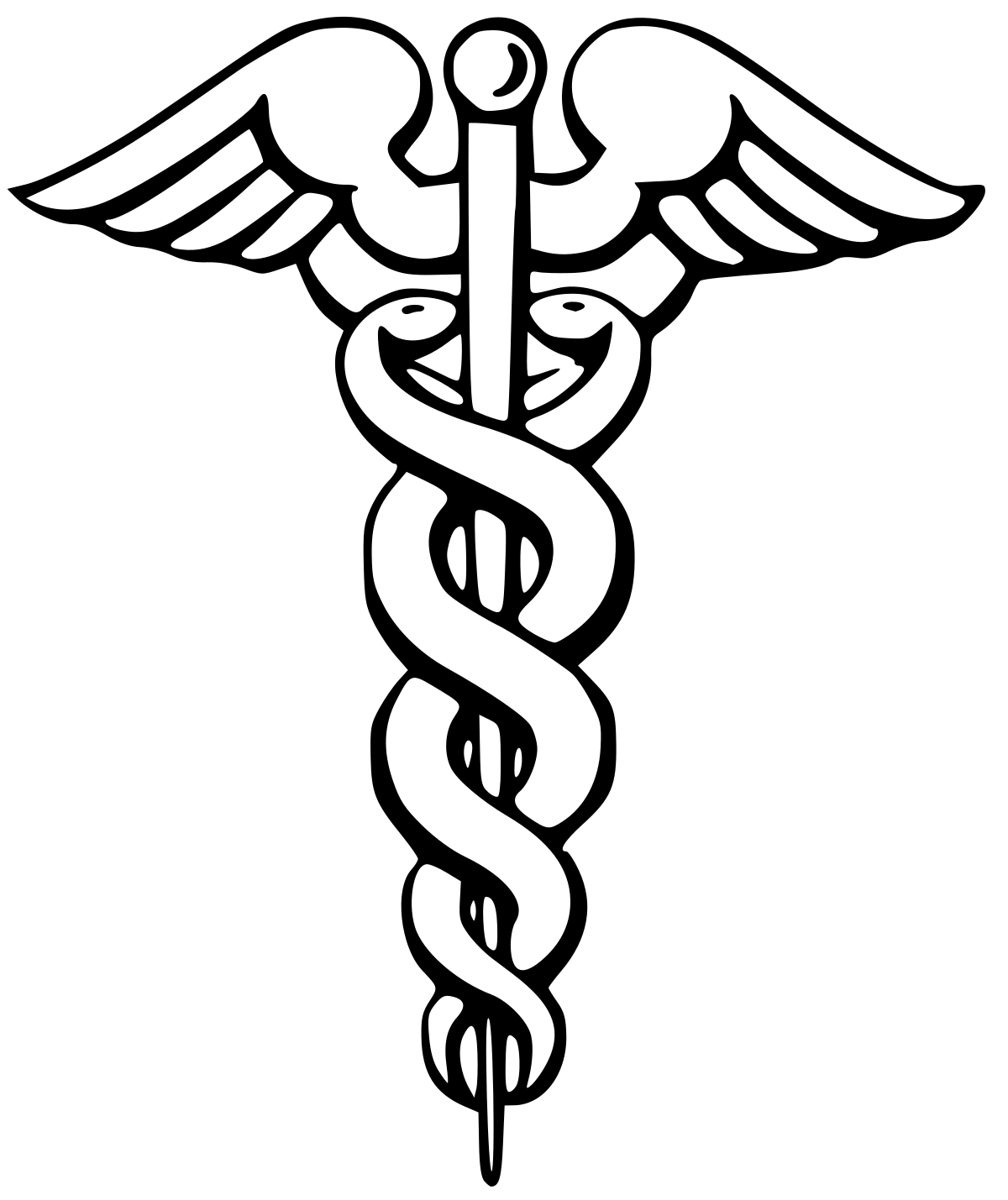 Medical Snake Logo - Caduceus