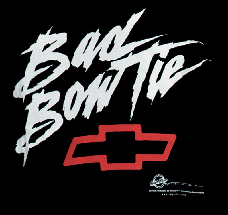 Bad Bowtie Logo - 1930 2012 All Makes All Models Parts. RB169XL. Bad Bow Tie T Shirt