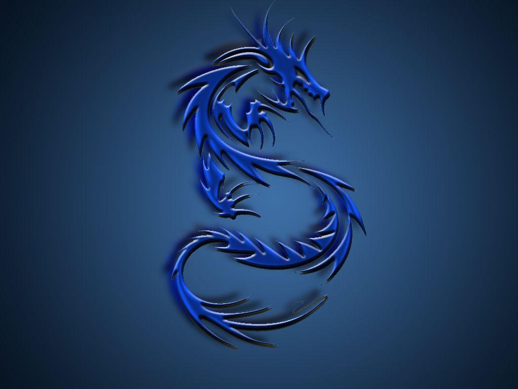 Cool Ice Dragon Logo - kali. Dragon, Blue dragon and Blue