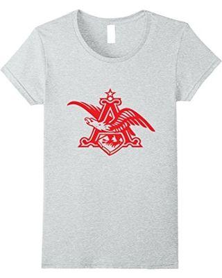 Grey and Red Eagle Logo - New Savings on Womens Anheuser-Busch A&E Red Eagle T-Shirt Small ...
