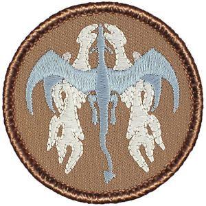Cool Ice Dragon Logo - Cool Boy Scout Patches- Ice Dragon Patrol! (A)