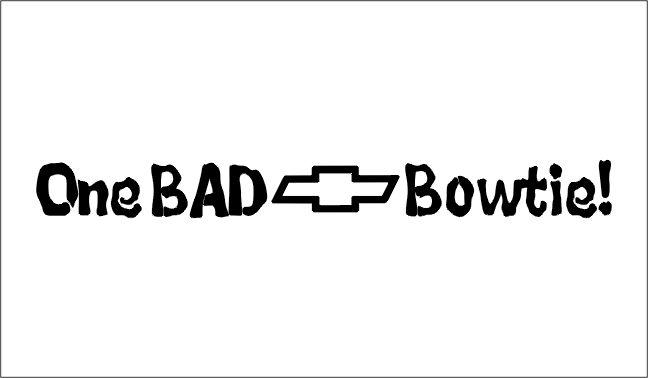 Bad Bowtie Logo - One Bad Bowtie
