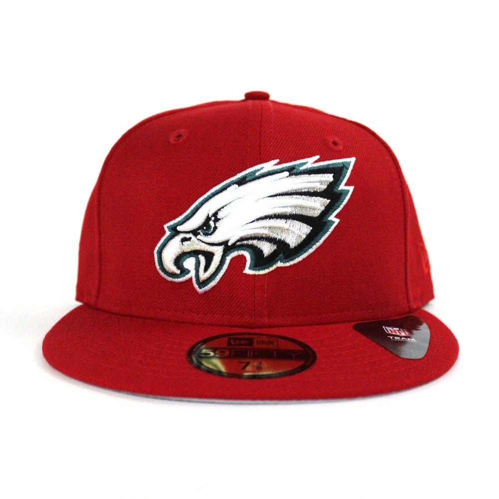Grey and Red Eagle Logo - Philadelphia Eagles New Era 59Fifty Fitted Hat (Red Philadelphia ...