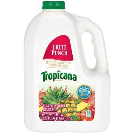 Tropicana Fruit Punch Logo - Tropicana Fruit Punch Juice Beverage, 128 oz