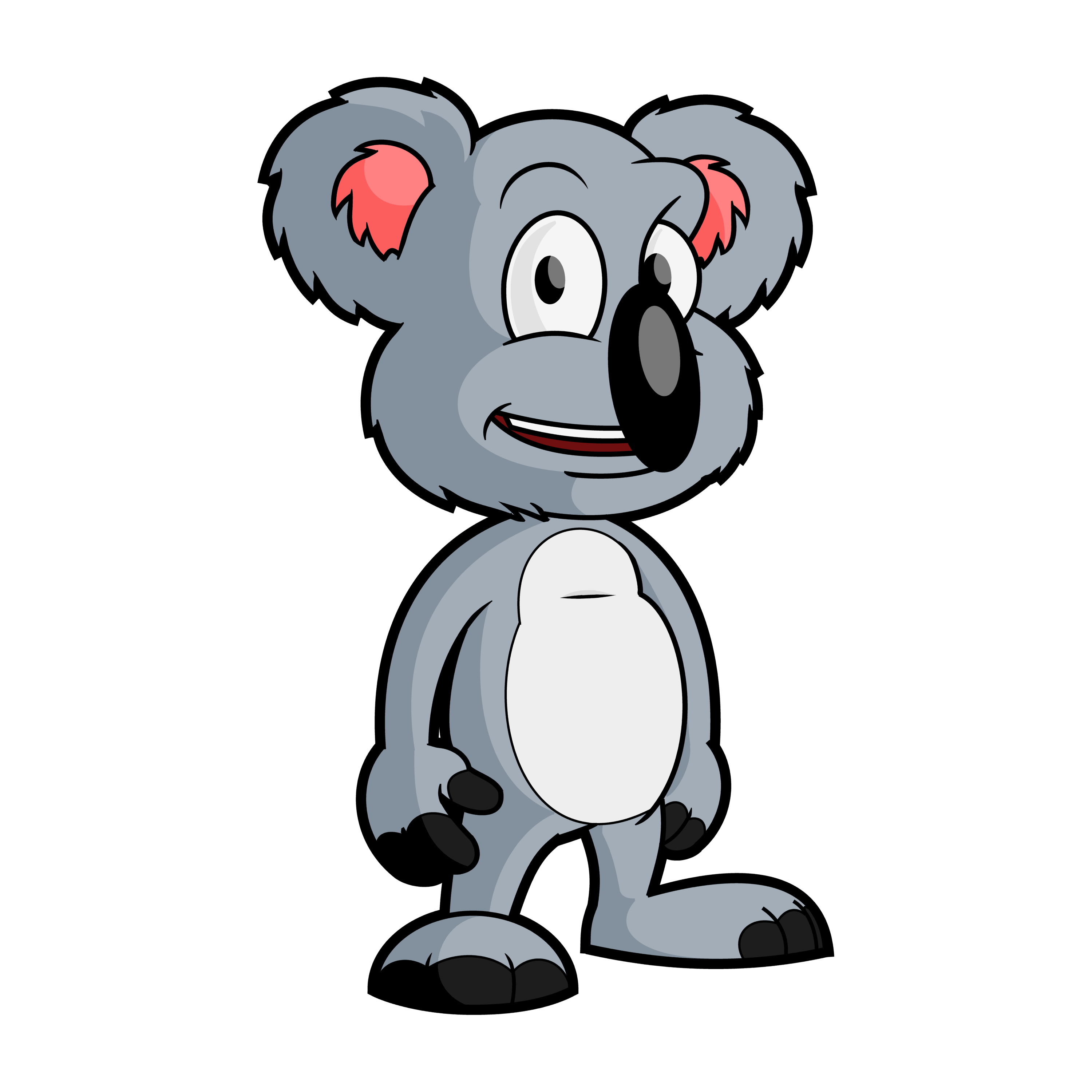 Koala Bear Logo - FREE Cartoon Koala Bear Clip-art Vector -
