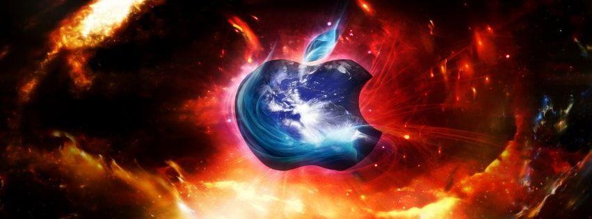 Cool Apple Logo - Cool Apple Logo Facebook Cover