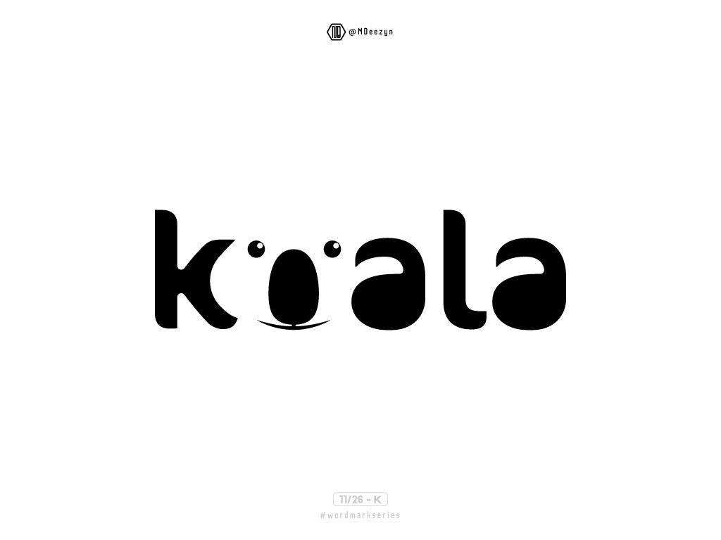 Koala Bear Logo - Koala - Wordmark Series (11/26) by Mohammad Fazal - (MD) | Dribbble ...
