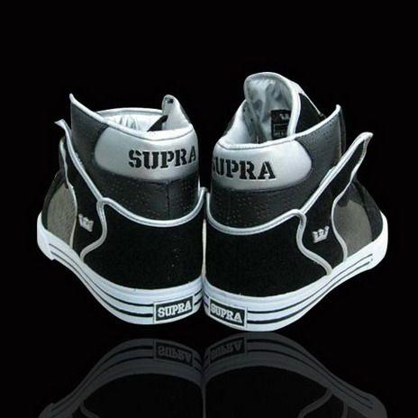 Supra Shoes Logo - Supra Vaiders Shoes Black Gray Silver Supra Outlet, cheap supra shoes