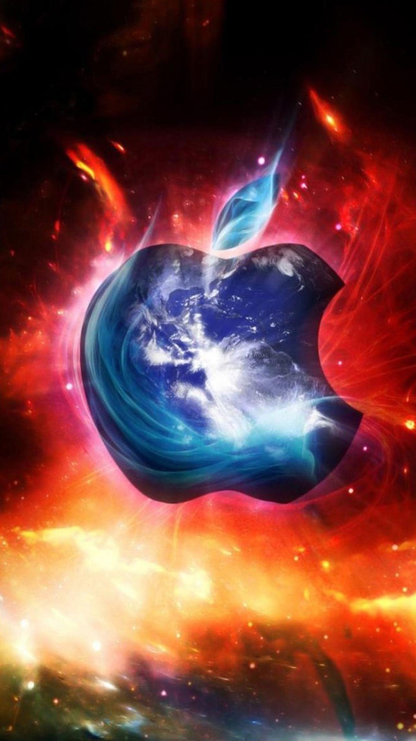 Cool Apple Logo - Cool Apple logo 2 Galaxy S6 Wallpaper. Galaxy S6 Wallpaper