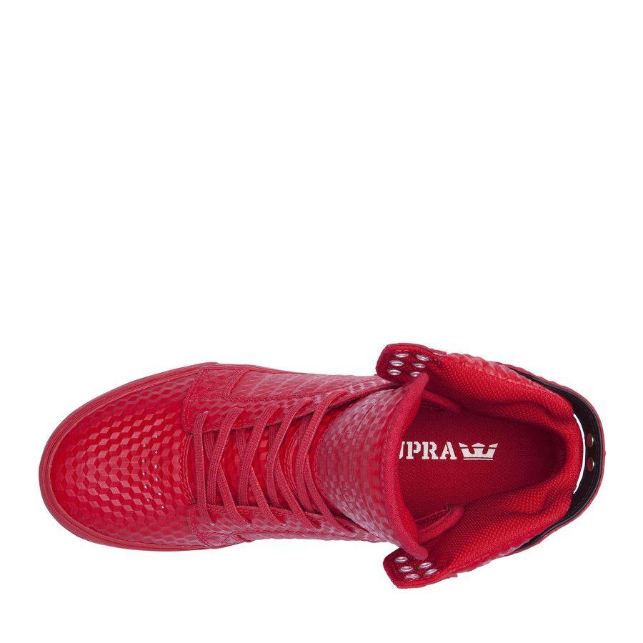Supra Shoes Logo - Mens Supra Skytop High Tops Red Red Shoes, supra logo, supra shoes