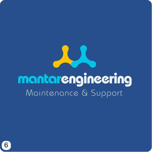 Blue and Yellow Logo - Engineering logo design with royal blue background, yellow & white