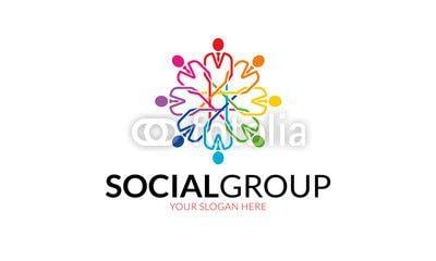 Social Group Logo - Social Group Logo. Buy Photo