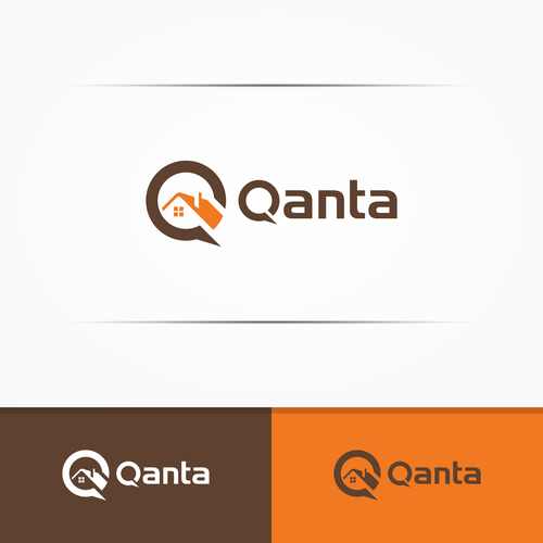 Web Apps Logo - Qanta a friendly, techie logo for a financing web app