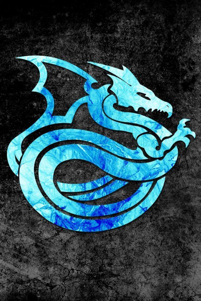 Cool Ice Dragon Logo - dragon. Wallpaper. Dragon, Dragon art and Dragon artwork