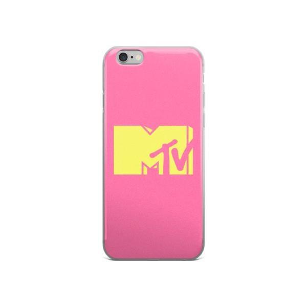 Cute Girly Logo - MTV Music Television Logo Cute Girly Girls Yellow & Pink iPhone 4 4s ...