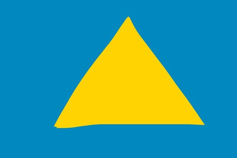Blue Square with Yellow Triangle Logo - New HENRI CHROMA WRIST STRAP: Midnight Blue Edition