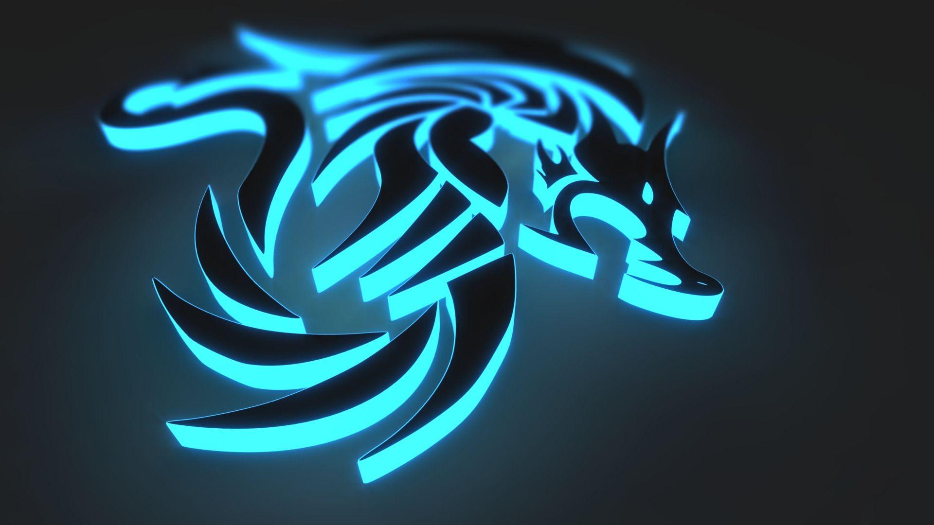 Cool Blue Dragon Logo - Cool dragon wallpaper