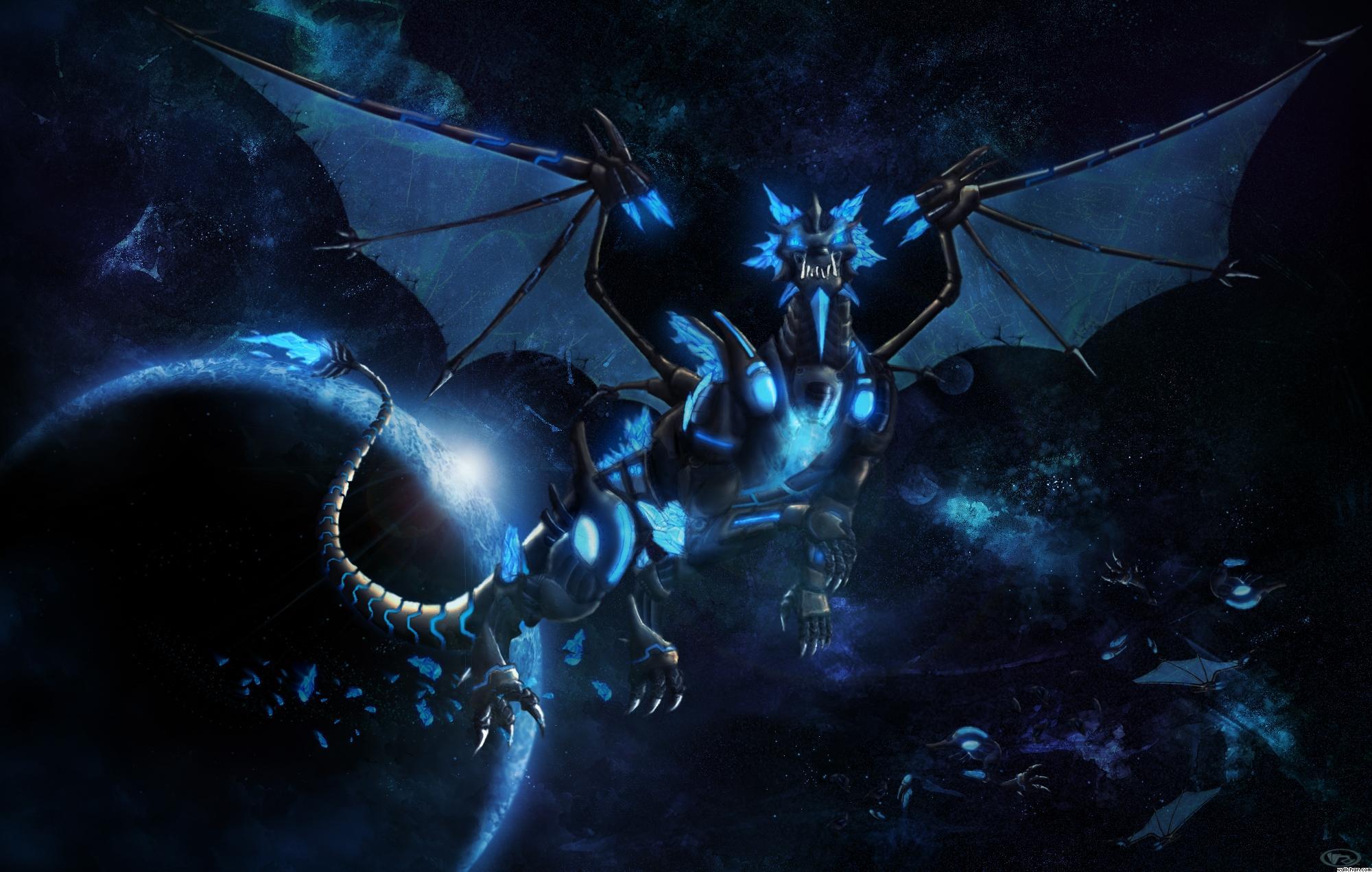 Cool Blue Dragon Logo - Blue Dragon Wallpaper