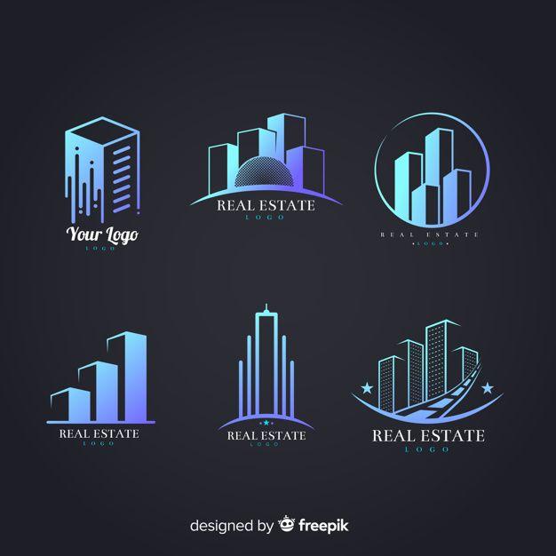 Modern Real Estate Logo - Modern real estate logo collection Vector