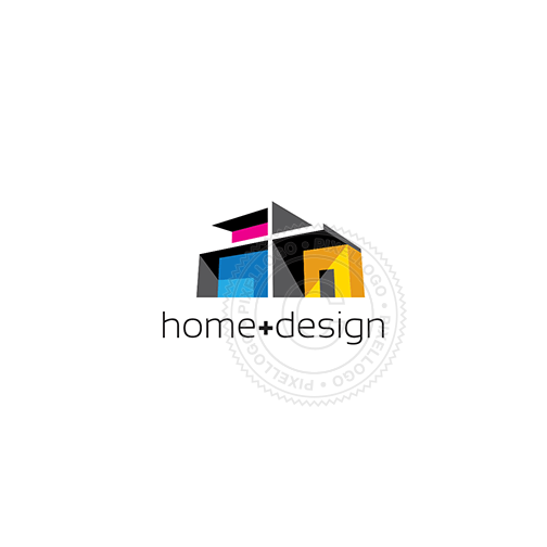 Modern Home Logo - Home Design logo - Modern house | Pixellogo