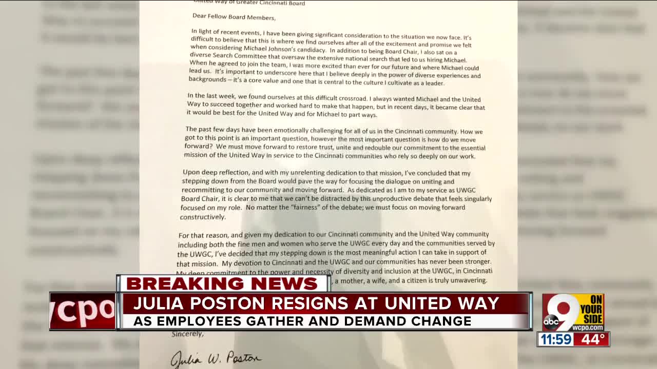 United Way Greater Cincinnati Logo - United Way of Greater Cincinnati board chair resigns after week