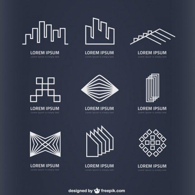 Modern Real Estate Logo - Real estate logos Vector