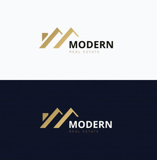 Modern Real Estate Logo - Real estate logo, home care logo, property, house logo, home