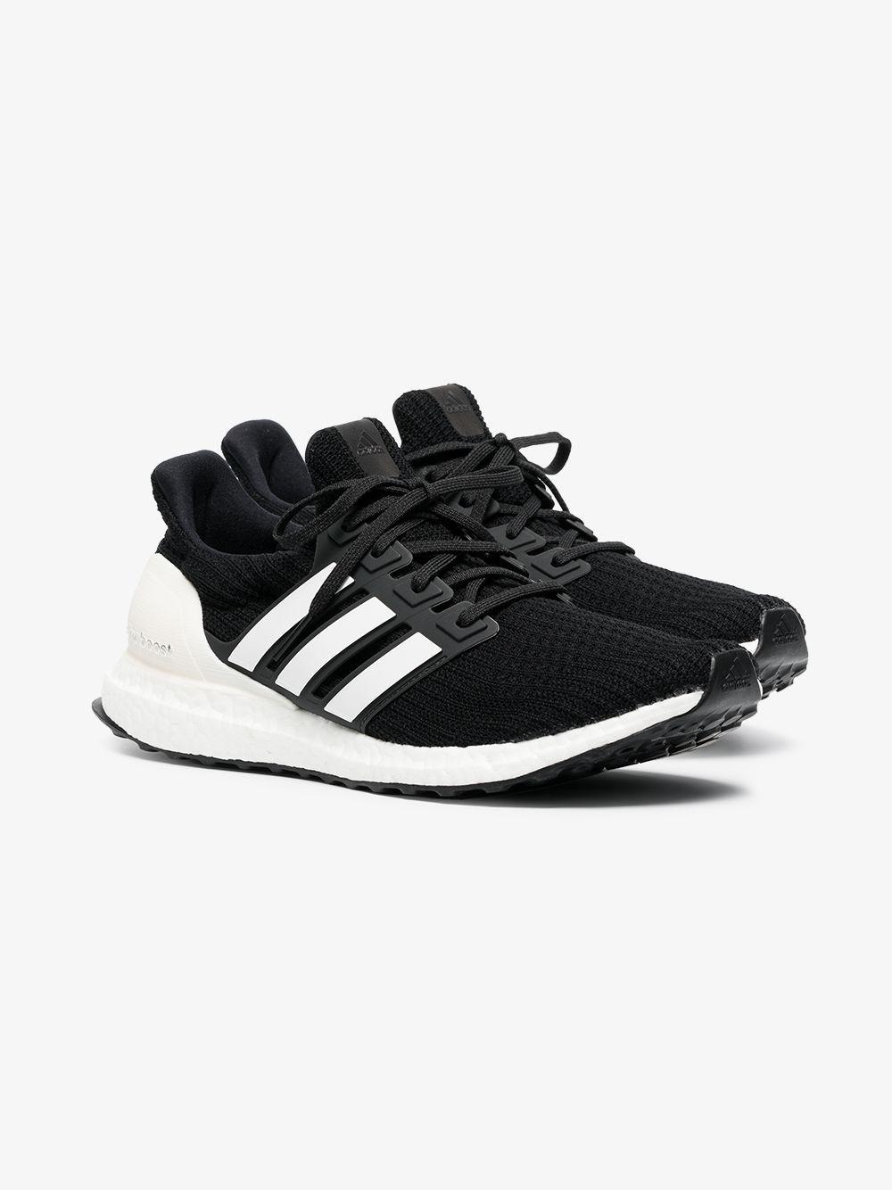 Addidas Boost Logo - Adidas Black Ultra Boost logo detail sneakers | Low-Tops | Browns