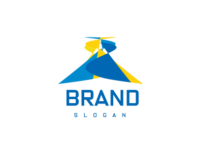 Blue and Yellow Logo - Logo Design. Buy Logo, Purchase Professional Design