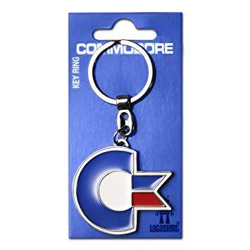 Commodore Logo - Key-Ring Commodore Logo - C64 Keychain - Nerd - coloured - original ...