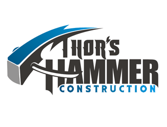 Hammer Construction Logo - Thors Hammer Construction logo design - 48HoursLogo.com